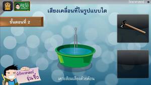 สื่อการเรียนการสอน การเคลื่อนที่ของเสียง ป.5 วิทยาศาสตร์